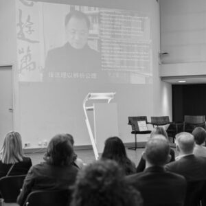 Professor Xu’s Acceptance Speech. (Image: FAU CHREN)