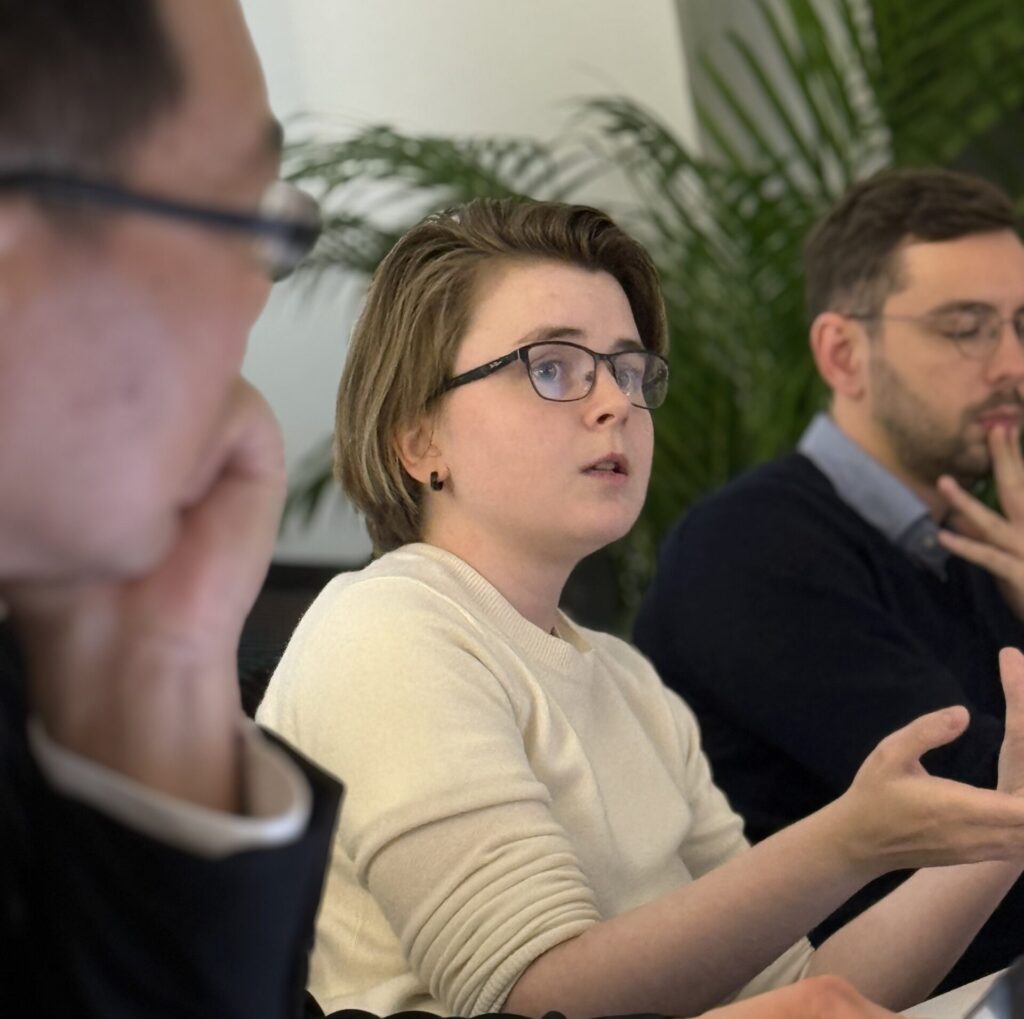 Polina Kurakina speaking