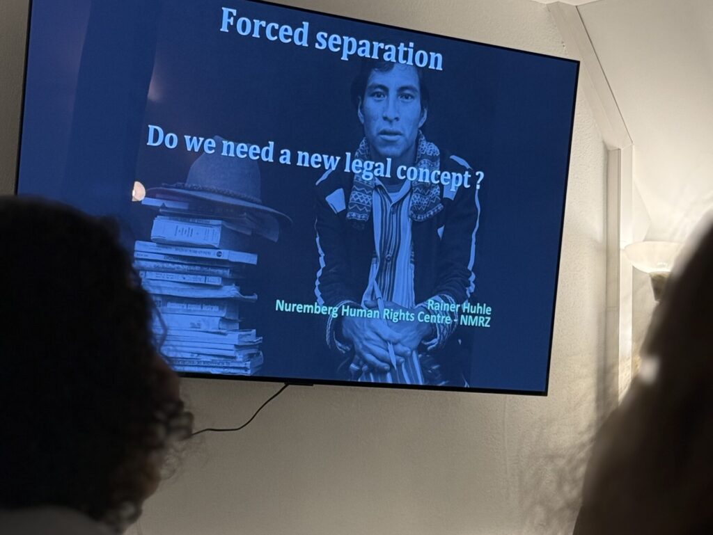 Rainer Huhle's presentation on Forced Separation