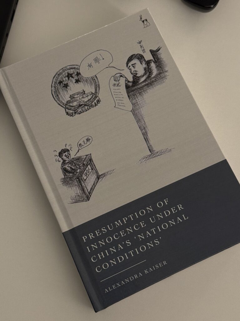 Dr Alexandra Kaiser on “Presumption of Innocence under China’s ‘National Conditions’” – Human Rights Colloquium